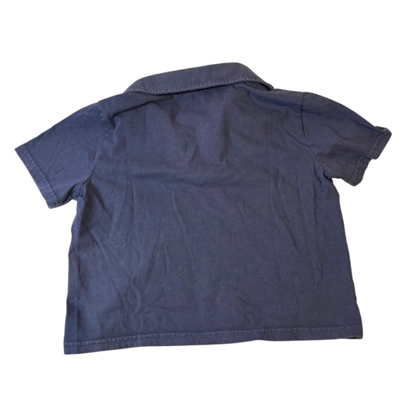 brandy melville navy blue collared st. george london top vintage beachy Y2K golf - Picture 2 of 7